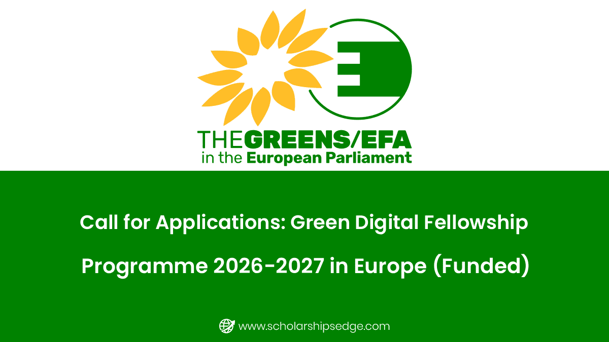Green Digital Fellowship Programme 2026-2027 in Europe