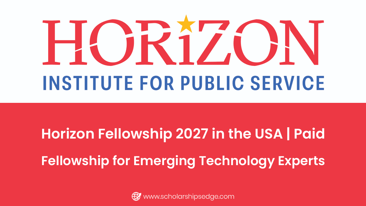 Horizon Fellowship 2027 in the USA
