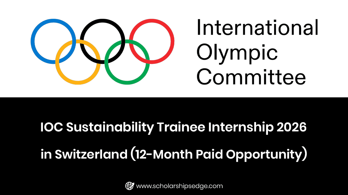 IOC Sustainability Trainee Internship 2026 in Switzerland