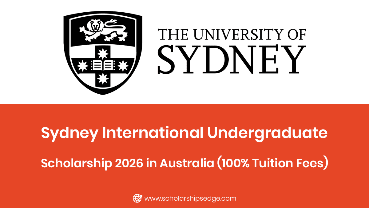 Sydney International Undergraduate Academic Excellence Scholarship 2026 in Australia