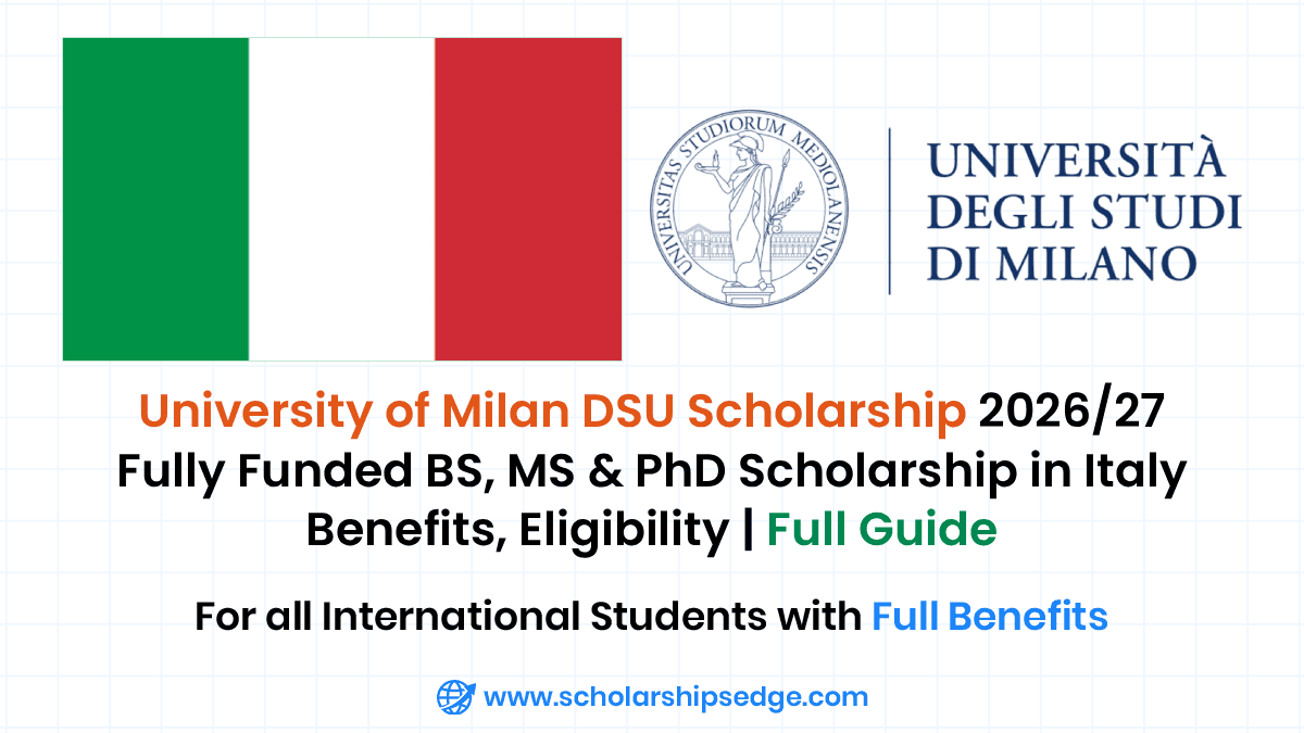 University of Milan DSU Scholarship 2026