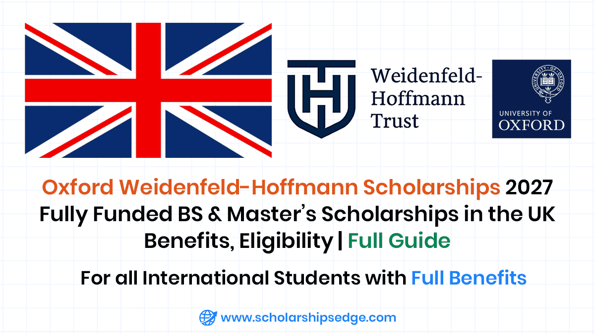 Weidenfeld-Hoffmann Scholarships 2027