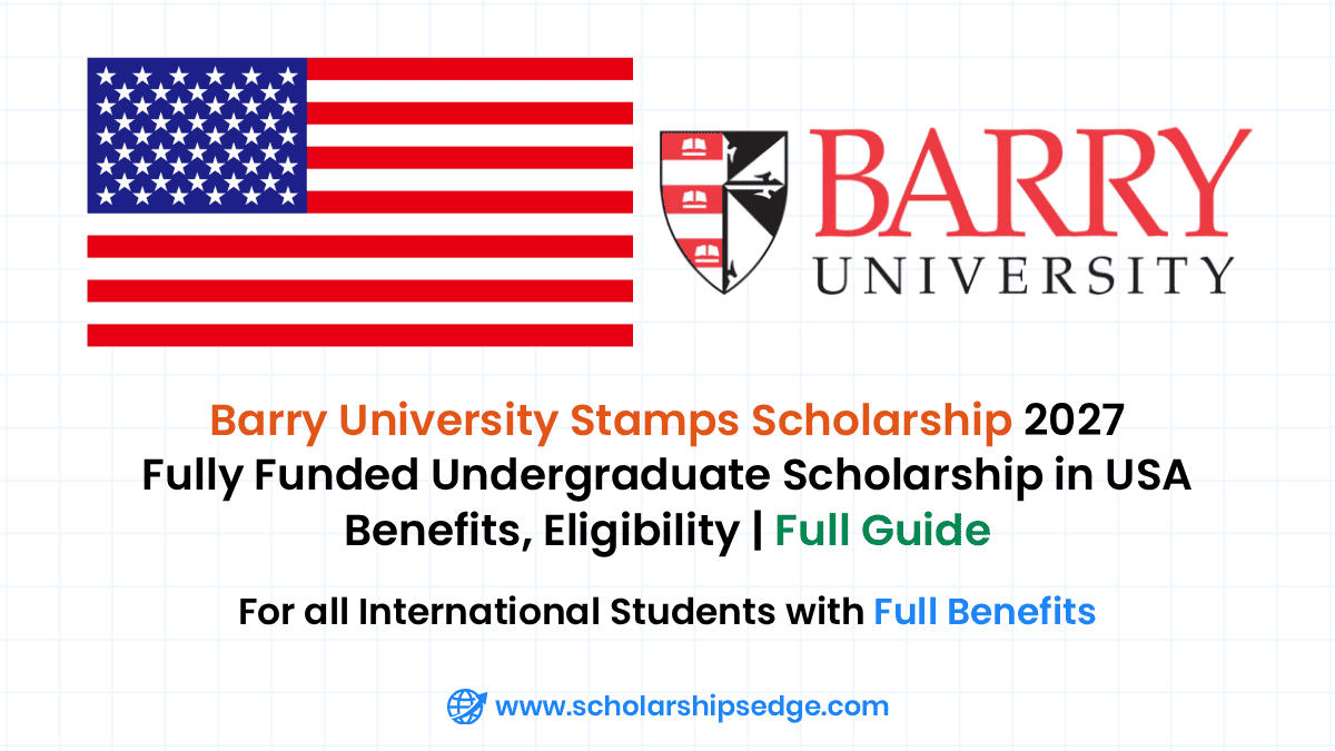 Barry University Stamps Scholarship in USA