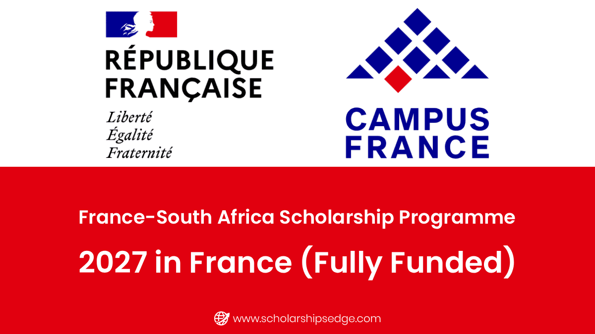 France-South Africa Scholarship Programme 2027
