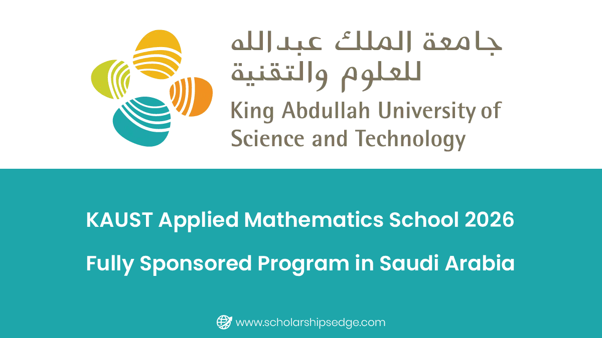 KAUST Applied Mathematics School 2026 in Saudi Arabia