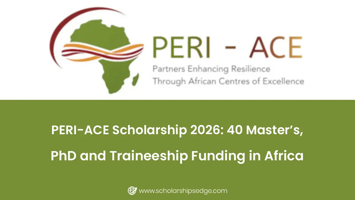 INTRA AFRICA PERI-ACE Scholarships 2026