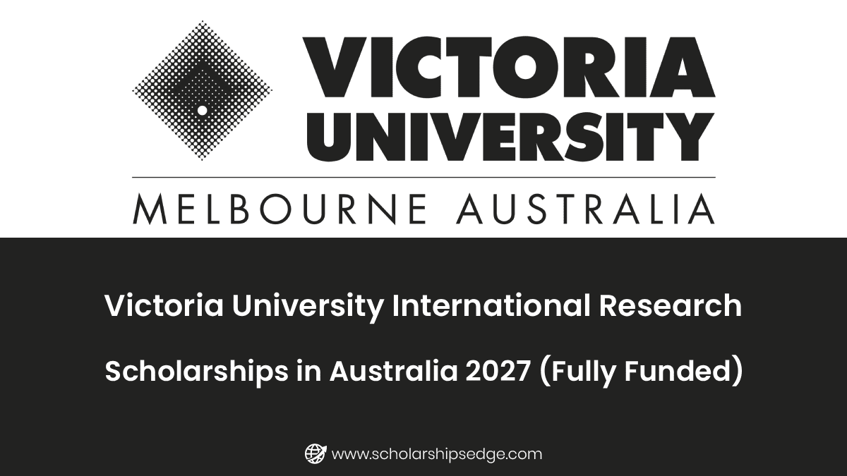 Victoria University International Research Scholarships in Australia 2027