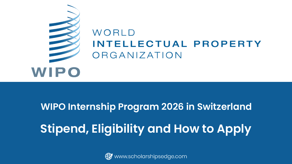 WIPO Internship Program 2026 in Switzerland