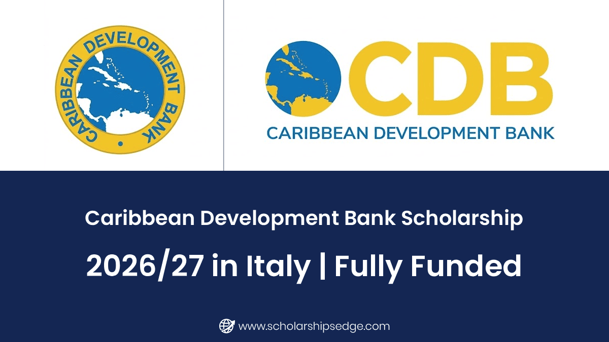 Caribbean Development Bank Scholarship 2026/27 in Italy