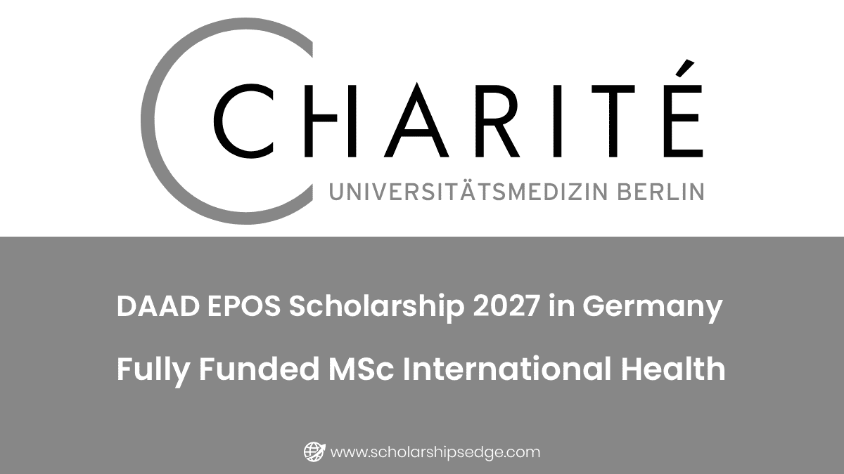 DAAD EPOS Scholarship 2027 in Germany for MSc International Health