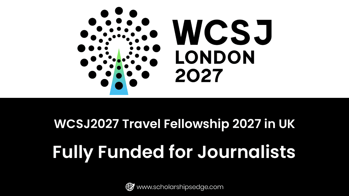 WCSJ2027 Travel Fellowship 2027 in UK