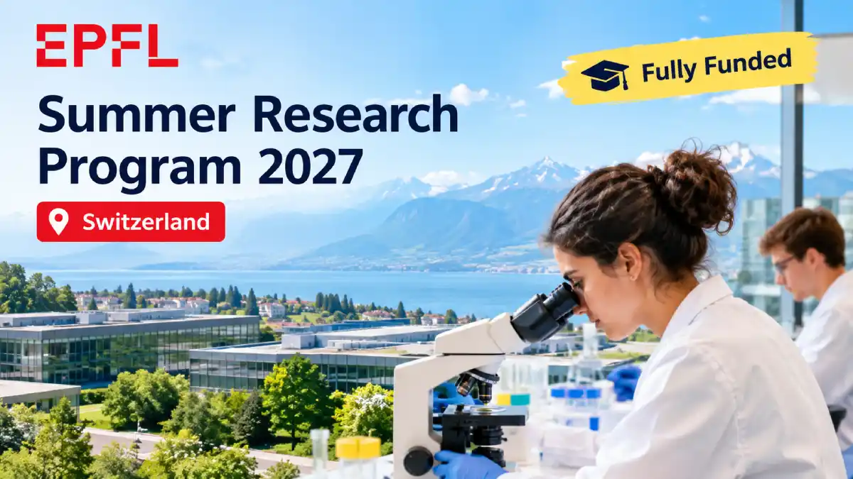 EPFL Summer Research Program 2027 in Switzerland