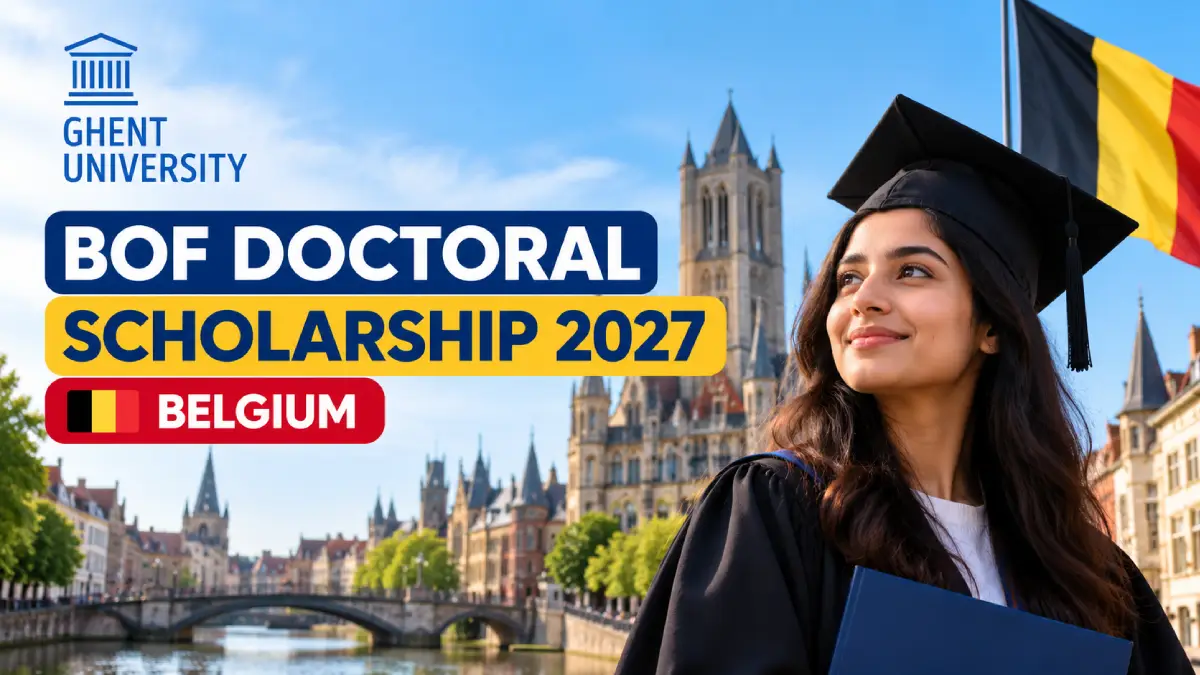 Ghent University BOF Doctoral Scholarship 2027 in Belgium