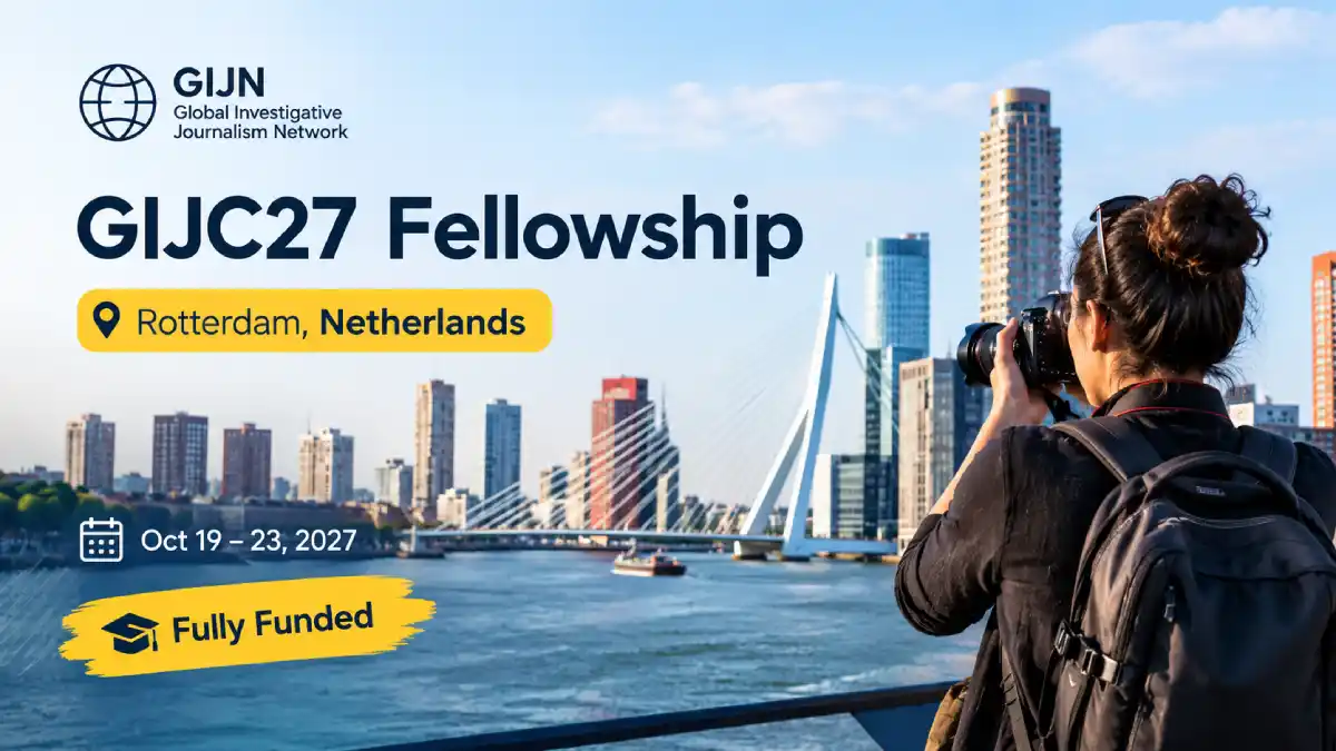Global Investigative Journalism Conference 2027 Fellowship in the Netherlands